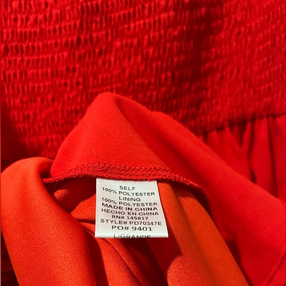 Tinas Fashion Red Wrap Skater Dress NWT - Picture 8 of 9